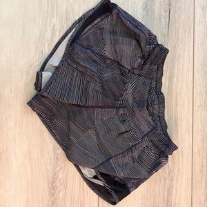 lululemon athletica Black and White Athletic Shorts